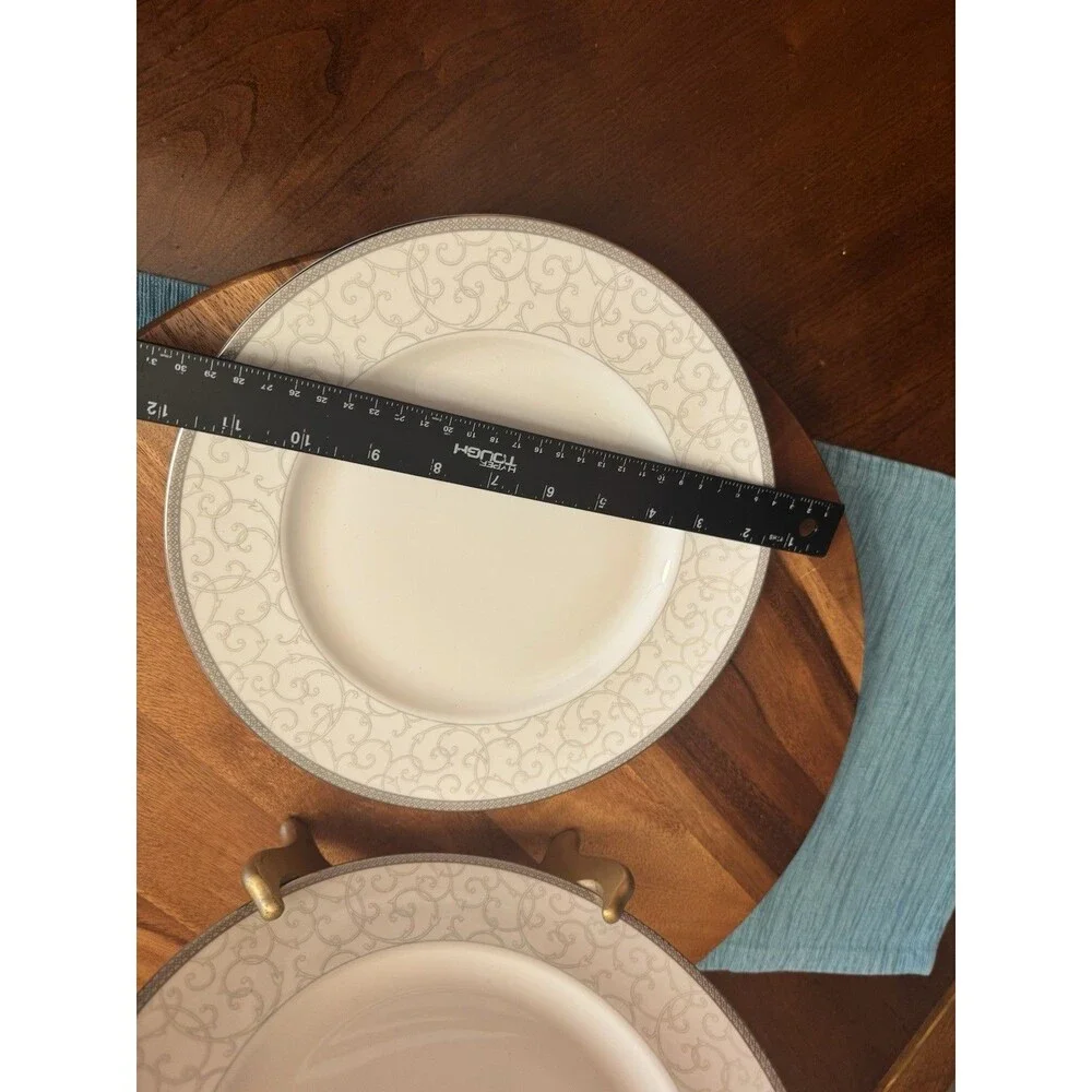Dinner Plate Celestial Platinum by Wedgwood A SET OF 2